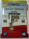 Organ Needles, Jersey, 80/12, 5 Stück pro Packung